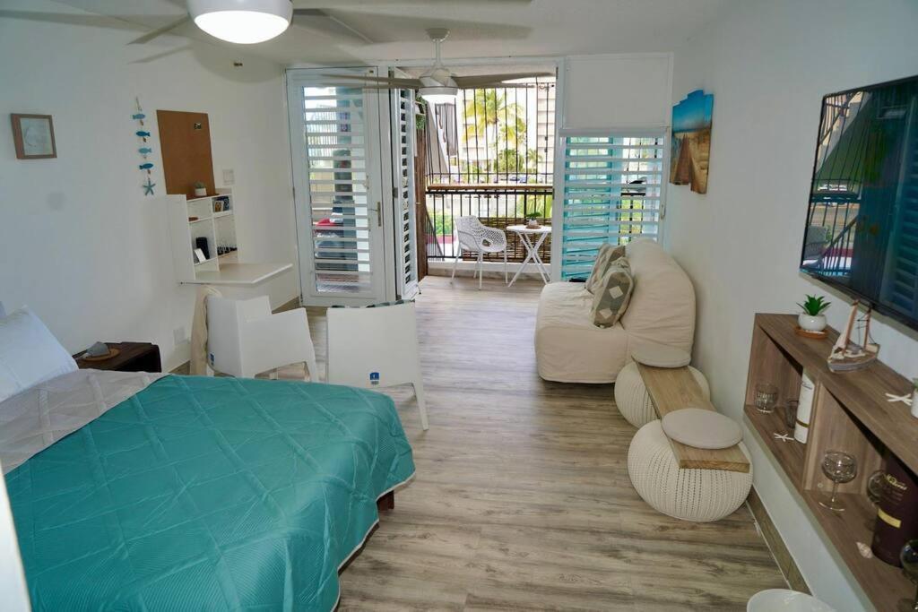 Relaxing Studio Near El Yunque With Pool View Luquillo Luaran gambar